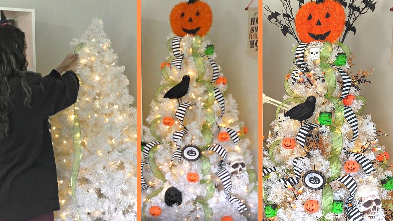 Halloween Christmas Tree Fun Halloween Tree Tutorial Youtube