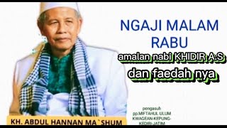 AMALAN NABI KHIDIR DAN FAIDAH NYA,, KH.ABDUL HANNAN MA'SUM.   eps.2