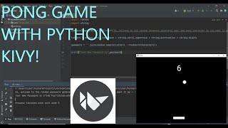 Making A Pong Game With Python Kivy Part 1