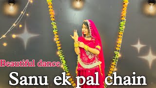 || Sanu ek pal chain || rajputi dance || new Rajasthani dance ||