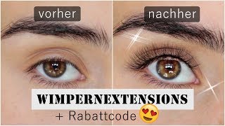 WIMPERNVERLÄNGERUNG selber machen | permanente Lash Extensions bis zu zwei Wochen?!