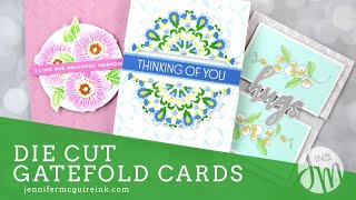 Die Cut Gatefold Cards