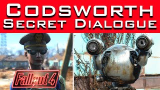 CODSWORTH SECRET DIALOGUE (Fallout 4) - Reuniting in Sanctuary AFTER You Find Shaun