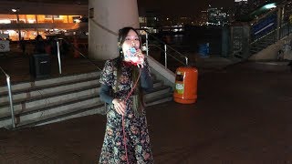 小喬 (2018-12-15 21:02) 中環7號碼頭 唱 “ 命運 + 奮鬥 + 春雨彎刀 + 不了情 + 漫漫前路 + 隨想曲 + 後來 ”