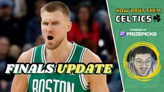 Kristaps Porzingis Provides New Injury Sneak Peak for NBA Finals | How 'Bout Them Celtics