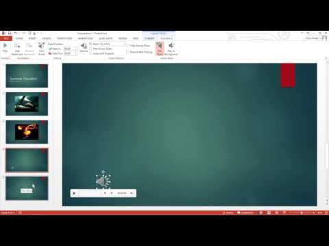 How to Add Audio to a PowerPoint 2013 Presentation For Dummies How to Add Audio to a PowerPoint 2013 Presentation For Dummies