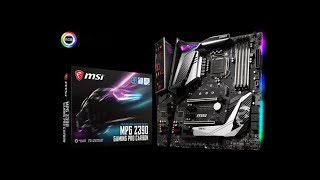 MSI MPG Z390 GAMING PRO CARBON Motherboard Unboxing and Overview