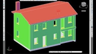 Dal 2D al 3D di un progetto di una casa con AutoCAD - Architettura