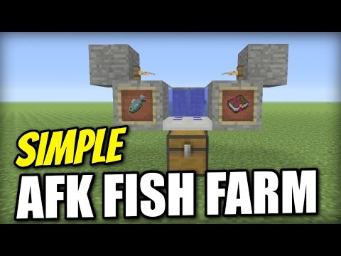 Minecraft PS4 - EASY AFK FISH FARM - Tutorial ( PE / XBOX / PS3 / WII U ) Minecraft PS4 - EASY AFK FISH FARM - Tutorial ( PE / XBOX / PS3 / WII U )