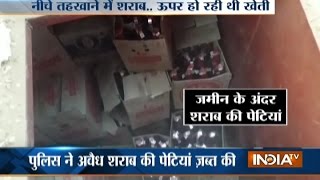 Underground illegal liquor stores busted in Chhattisgarh