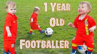 1 YEAR OLD BABY FOOTBALLER!