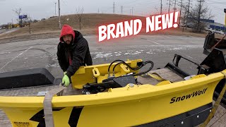 Biggest snow of the year and I bought a NEW plow!