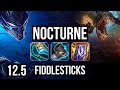 NOCTURNE vs FIDDLESTICKS (JNG) | 2.2M mastery, 1300+ games, 15/3/16, Godlike | EUW Diamond | 12.5