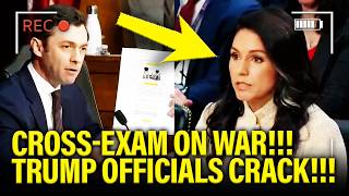 TOP Trump Officials COLLAPSE under CROSS-EXAM on WAR!!!