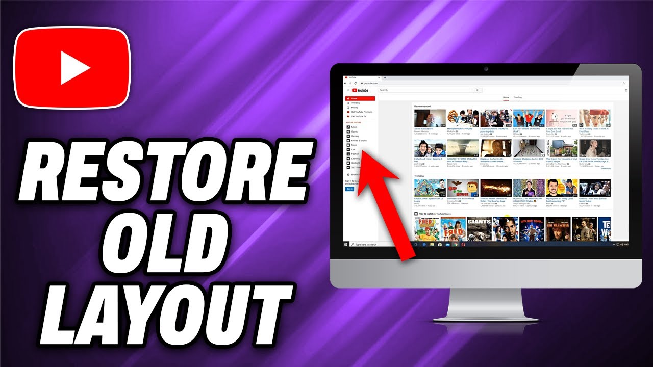 How To Restore Old Layout 2025 Quick Help Youtube