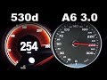 2017 Audi A6 3.0 TDI vs. BMW 530d G30 - Acceleration Sound 0-250 kmh | APEX