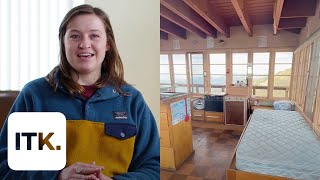 Inside the life of a 20-something wildfire lookout who lives in a remote tower with no electricity