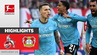 Leverkusen Unstoppable! | 1. FC Köln - Bayer 04 Leverkusen 0-2 | Highlights | MD 24 – Bundesliga
