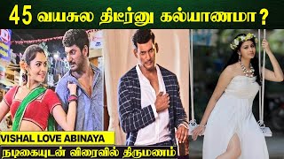 Vishal காதலிக்கும்😍 நடிகை இவங்க தானா விரைவில் திருமணமா? - Vishal Marriage | Abinaya | Poojai Movie