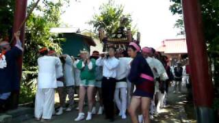 2009年9月20日小深町八幡神社例祭　その1宮出し～渡御