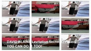 How To Make Yourself FLOAT! like David Blaine.