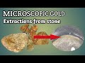 MICROSCOPIC GOLD IN STONE | STONE GOLD | GOLD STONE