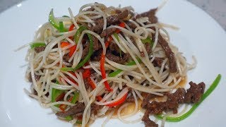 【美食强】分享豆芽炒牛肉的绝招！牛肉嫩滑、豆芽清脆不出水、太硬核了