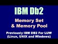 DB2 Memory Pool And Memory Set