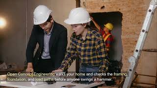 Home Remodel Feasibility Consulting - Open Concept Engineering