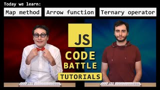 JavaScript map, arrow functions & ternary operator: JS Code Battle Tutorials