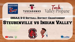 Steubenville vs Indian Valley - OHSAA D-II Softball District Championship from BIG Z Sports - WTUZ