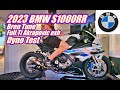 2023 BMW S1000RR dyno test Bren Tune and full Ti Akrapovic exh. at the Ace Cafe