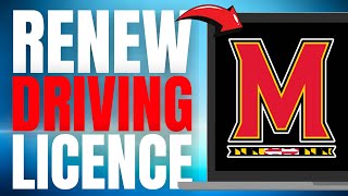 How to RENEW Maryland Driver's License ONLINE! (EASY GUIDE) [2025]