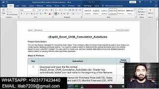 Exp22_Excel_Ch06_Cumulative_AutoSales | অধ্যায় 06_Cumulative_AutoSales/@ExploringSpreadsheets