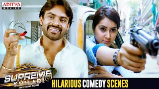 Supreme Khiladi Movie Hilarious  Comedy Scenes | Sai Dharam Tej, Raashi Khanna | Aditya Movies