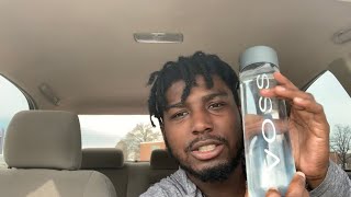 MY FIRST TIME TRYING VOSS WATER 💦 #voss #tmt #trending