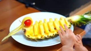 Pineapple decoration]  parties and children will be happy !? Fruit decoration, decoration