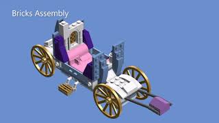 LEGO Disney Princess - Cinderella's Dream Carriage ( 41053 ) - Bricks Assembly