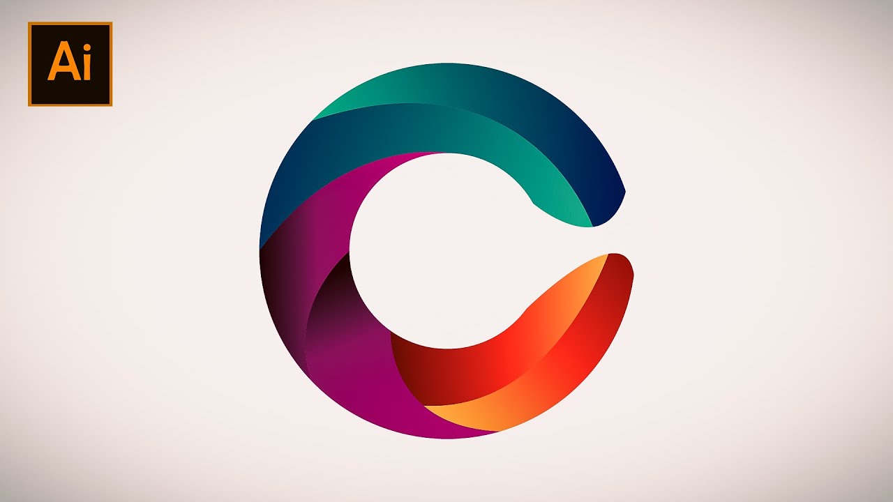 Learning How To Design A Logo With The Letter C In Adobe Illustrator