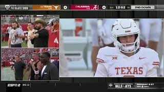 2023 - Game 2 - #11 Texas vs. #3 Alabama (Field Pass with the Pat McAfee Show)