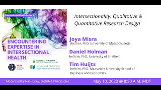 Intersectionality: Qualitative and Quantitative Research Design