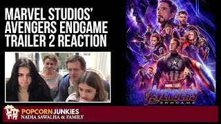 Marvel Studios' Avengers Endgame  Trailer 2 - Nadia Sawalha & Family Movie React