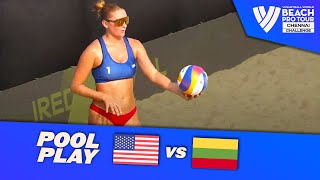 Anderson/Bauer vs. Raupelyte/Paulikiene - Pool Play Highlights | Chennai 2024 #BeachProTour