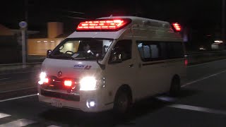 消防車緊急走行【780】富田林市消防本部　金剛救急【Japanese fire enjine】