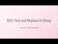 Leetcode | 833. Find and Replace in String | Python