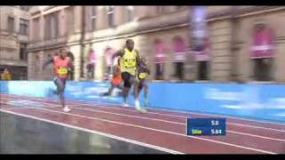 Usain Bolt Wins The 150 Metres Race In Manchester WORLD RECORD