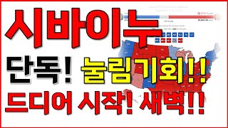 [시바이누 긴급] 단독! 눌림목 무조건 기회! 드디어 새벽부터 시작합니다!