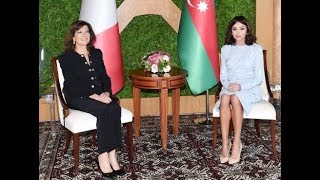 Mehriban Əliyeva İtaliya Senatının sədri Maria Elisabetta Alberti Kasellati ilə görüşüb