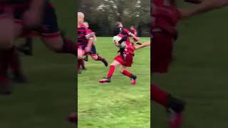 The Power, Strength, Pace & Determination from this u7’s kid is unreal! #shorts #rugbyleague #rugby