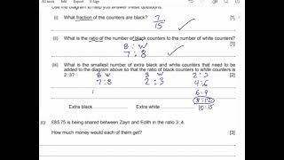 50 past exam ratio questions - Eduqas GCSE maths